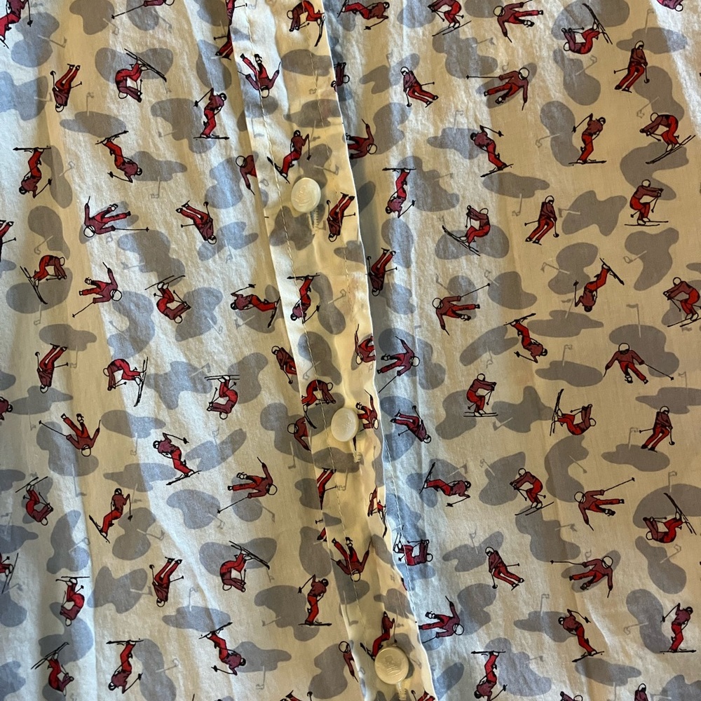 Button down shirt - ski pattern - Picture 4 of 4